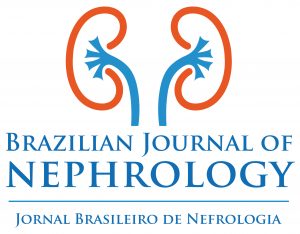 Logo do periódico Brazilian Journal of Nephrology.