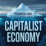 Image of an iceberg representing that psychosocial risks are manifestations of a capitalist economy. - SciELO in Perspective | Press Releases Image of an iceberg representing that psychosocial risks are manifestations of a capitalist economy.