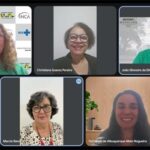 A photograph from a video call with the Technical Area Team for Environment, Work and Cancer of the National Cancer Institute. - SciELO in Perspective | Press Releases A photograph from a video call with the Technical Area Team for Environment, Work and Cancer of the National Cancer Institute.