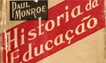 Capa do manual “História da Educação” de Paul Monroe.