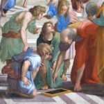 Imagem da pintura "A Escola de Atena", de Rafael Saenzio